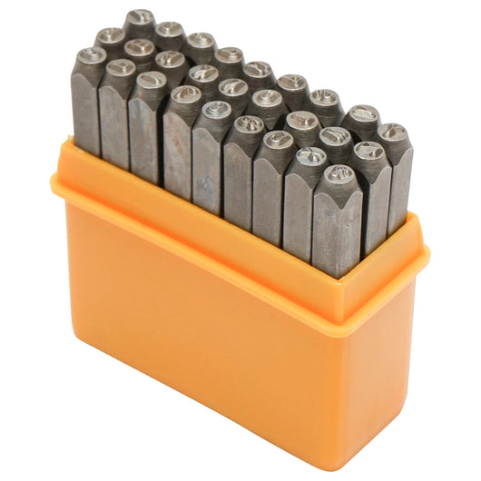 Set di 27 punzoni con lettere A–Z da 3 mm Hoteche