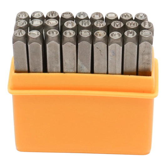 Set di 27 punzoni con lettere A–Z da 3 mm Hoteche