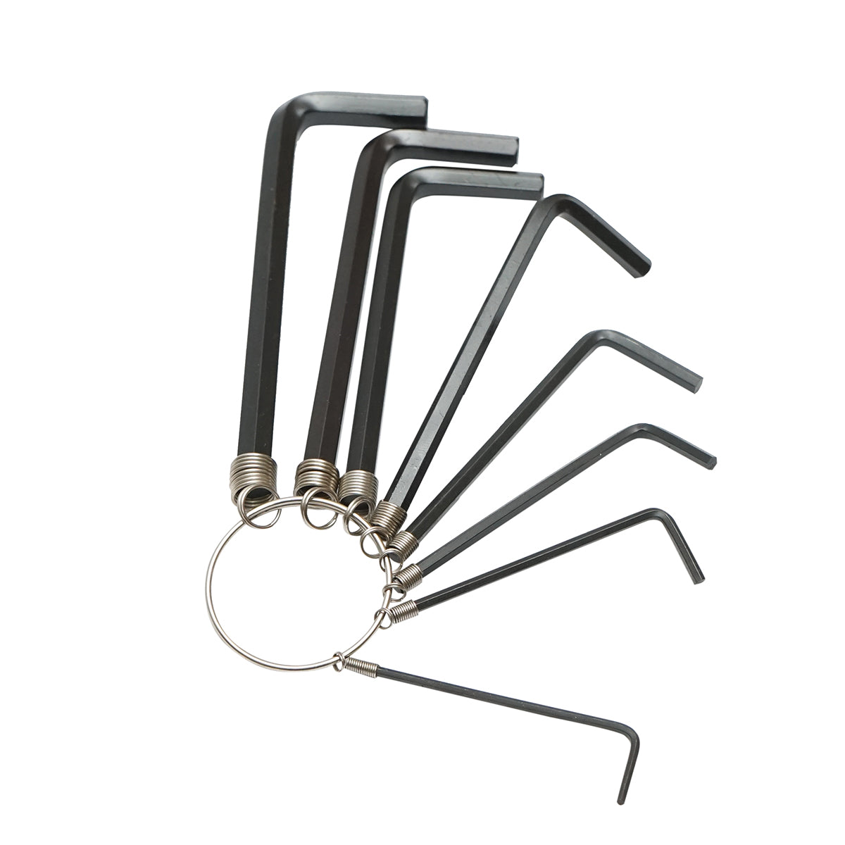 Set di 8 chiavi esagonali da 1,5 a 6 mm, acciaio al carbonio HRC 48-52 Crownman