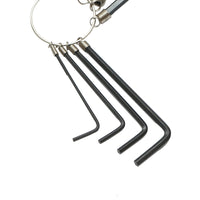 Set di 8 chiavi esagonali da 1,5 a 6 mm, acciaio al carbonio HRC 48-52 Crownman