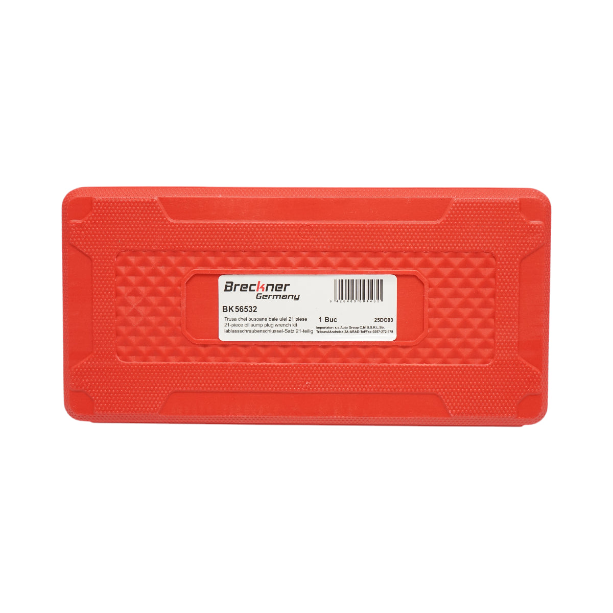 Set di chiavi per tappi coppa olio con profilo quadrato, esagonale, torx 21 pezzi Breckner Germany