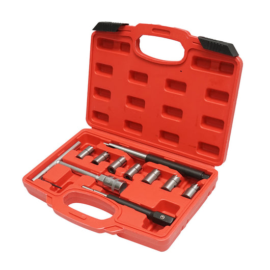 Set di frese per la pulizia della sede degli iniettori – 11 pezzi Breckner Germany