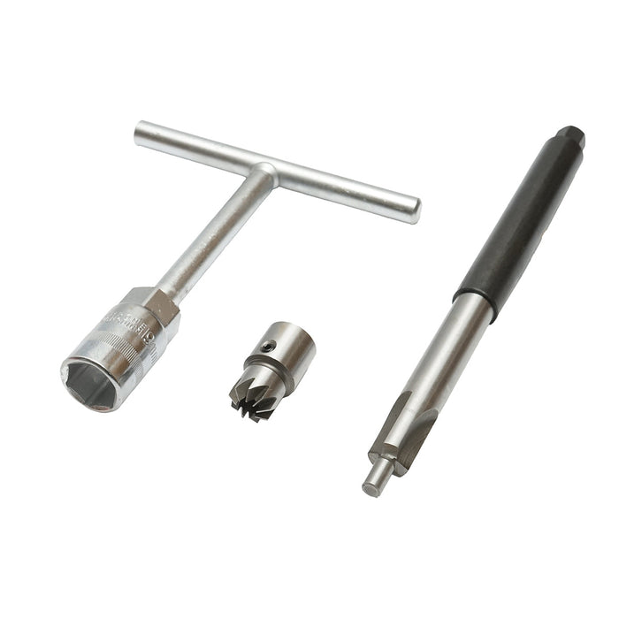 Set di frese per la pulizia della sede degli iniettori – 11 pezzi Breckner Germany