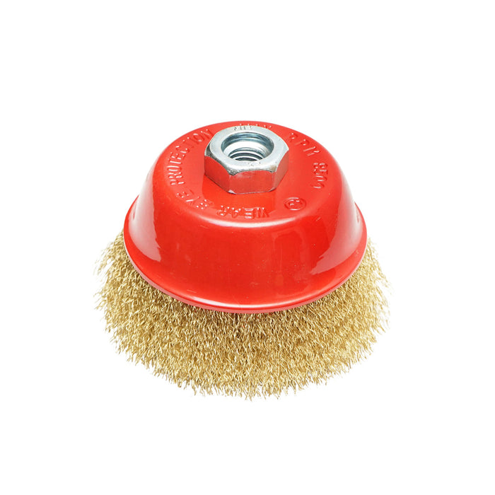 Spazzola a tazza metallica 100mm, M14 Breckner Germany