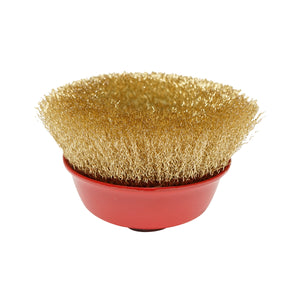 Spazzola a tazza metallica 100mm, M14 Breckner Germany