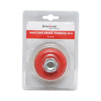 Spazzola a tazza metallica 75mm, M14 Breckner Germany