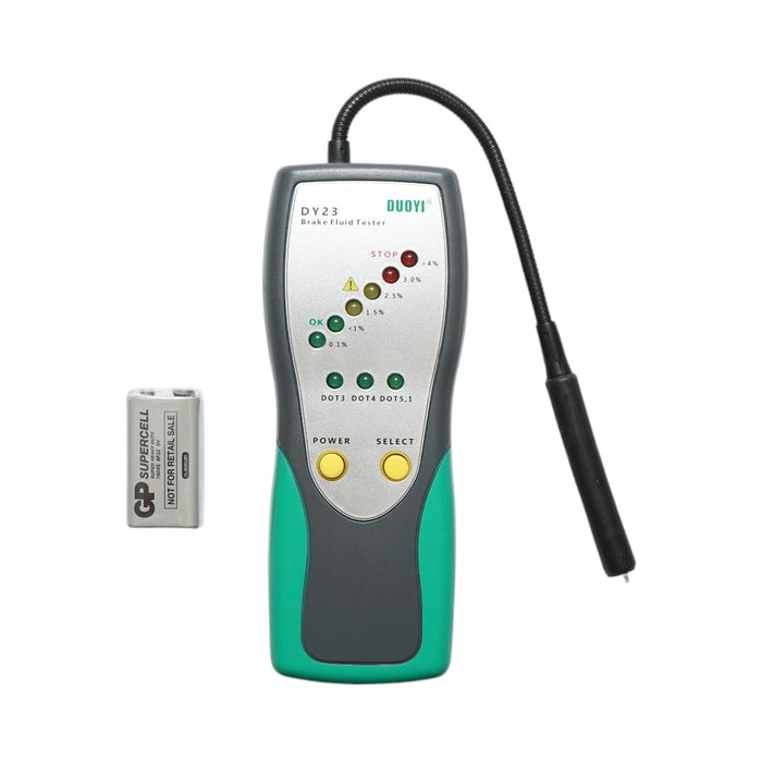 Tester per liquido freni DOT3, DOT4, DOT5.1 con display a LED  Breckner Germany