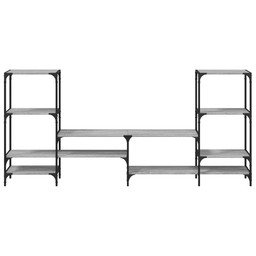 Mobile Porta TV Grigio Sonoma 206,5x28,5x95cm Legno Multistrato 842484