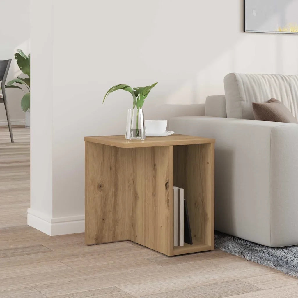 Tavolino Rovere artigianale 37 x 32 x 40 cm Legno multistrato