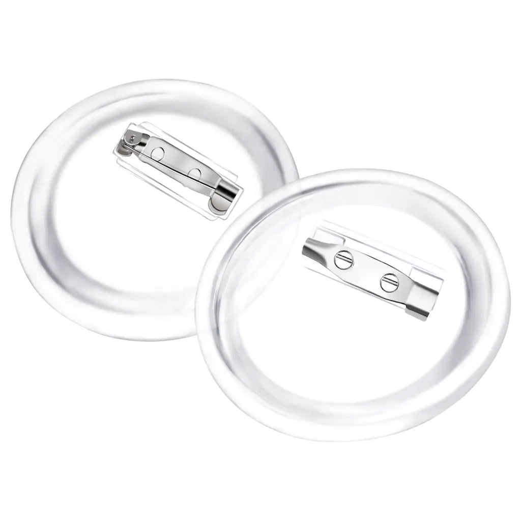 Bottoni per Badge con Spilla 100 Set in Acrilico 44 mm CFW6747706