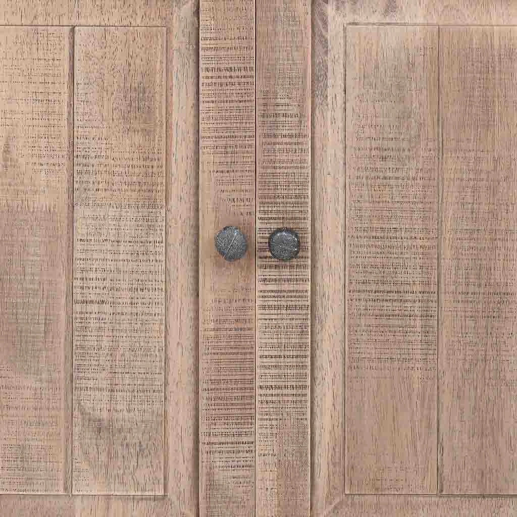 Vetrina in legno marrone 87x40x198h cm