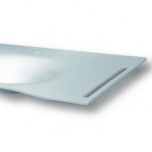 Lavabo flat cm 92 vasca centrale con staffa