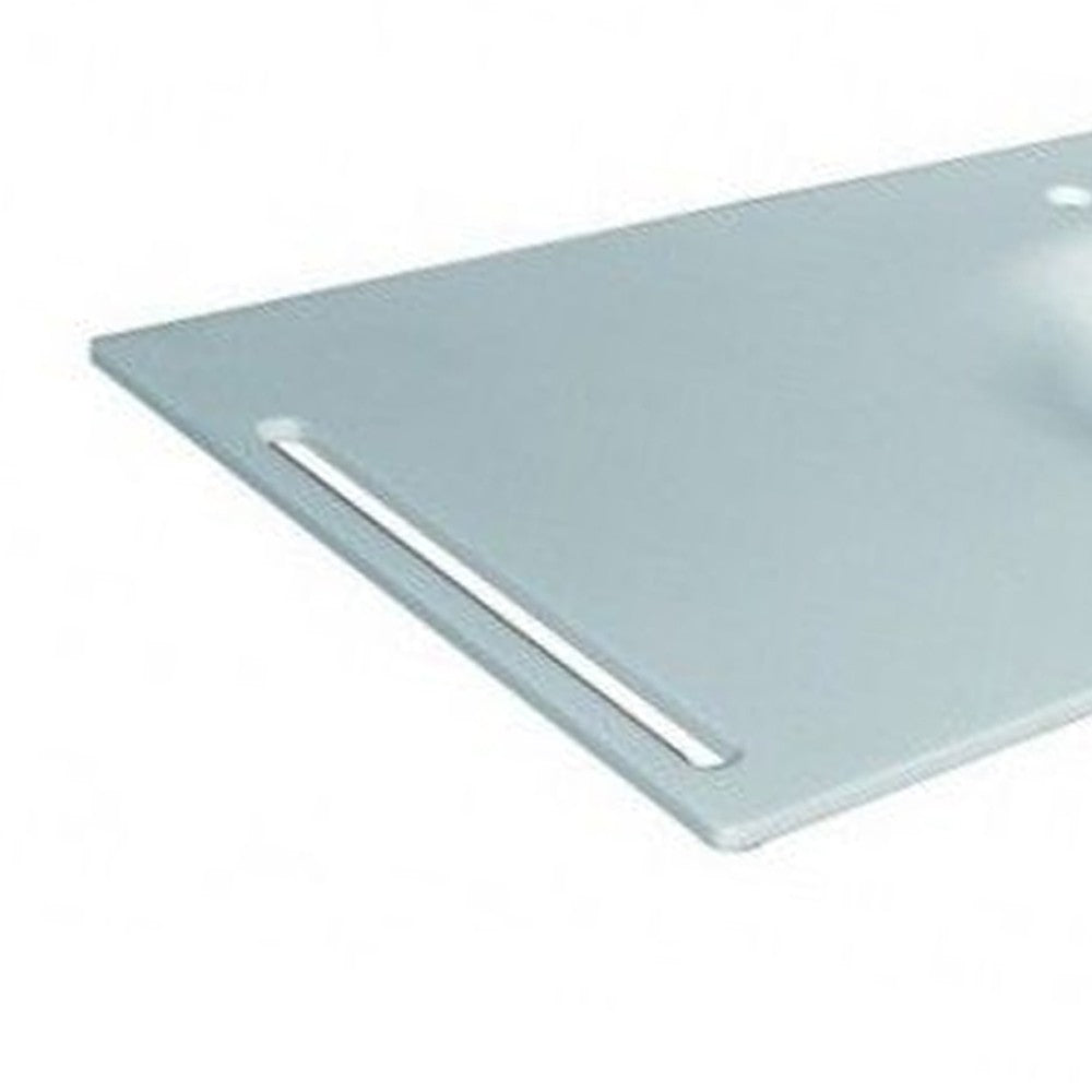 Lavabo flat cm 92 con staffa, con vasca a destra