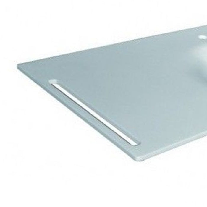 Lavabo flat cm 92 con staffa, con vasca a destra