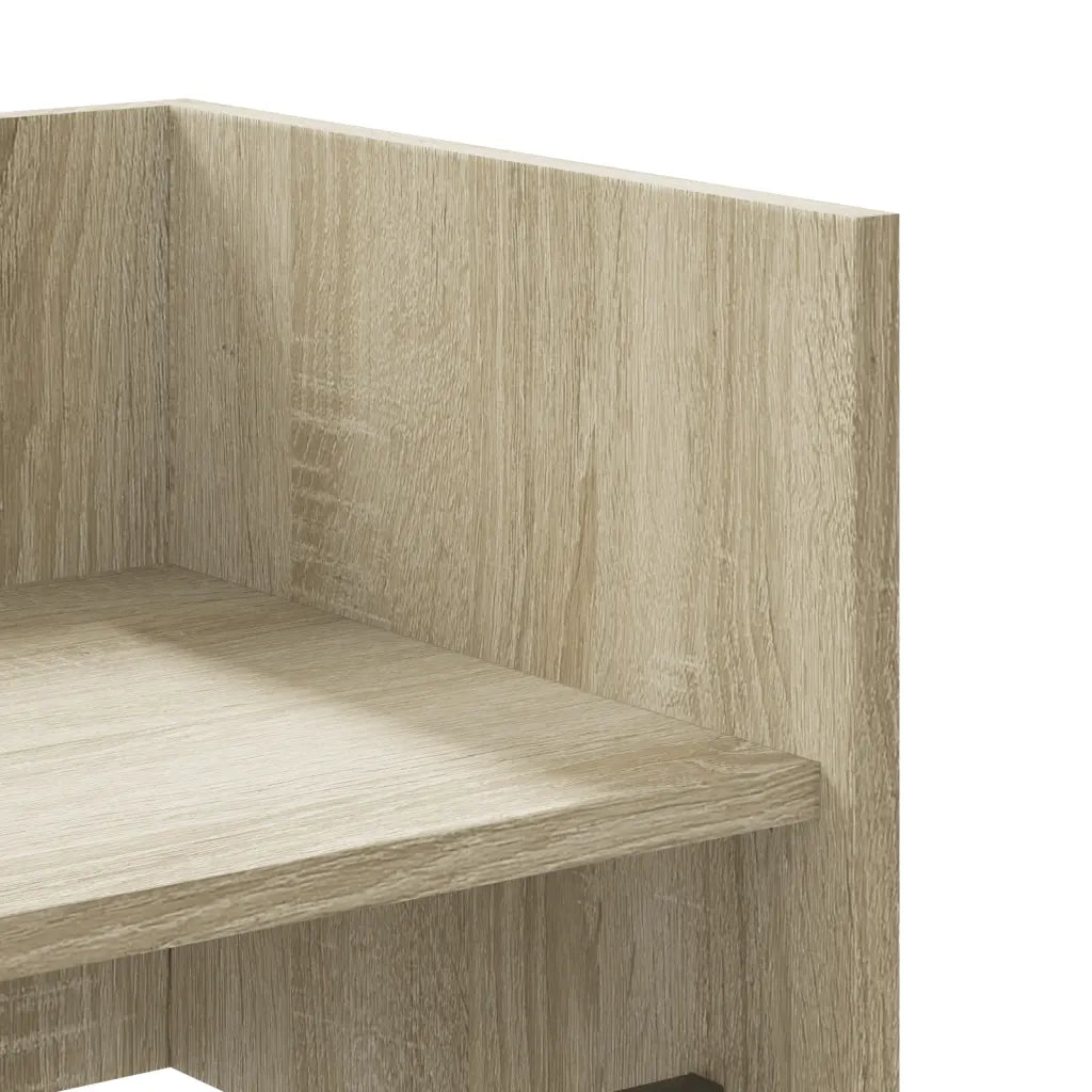 Scaffale a Parete Rovere Sonoma 100x35x30,5cm Legno Multistrato 848460