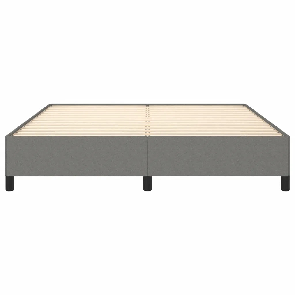 Giroletto senza Materasso Grigio Scuro 180x200 cm Tessuto 347083