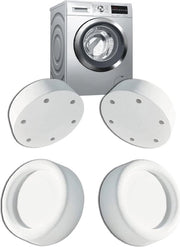 Piedini anti vibrazione per lavatrice e asciugatrice - Set da 4 pad di gomma, schocchi d'urto assorbenti rumore