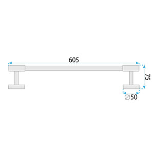 Portasciugamano Da Bagno 5701 Galo Brush Copper