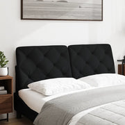 Cuscino Testiera-Cuscino per Testiera Nero 140 cm in Tessuto