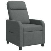 Poltrona reclinabile Grigio Scuro Tessuto 42034922