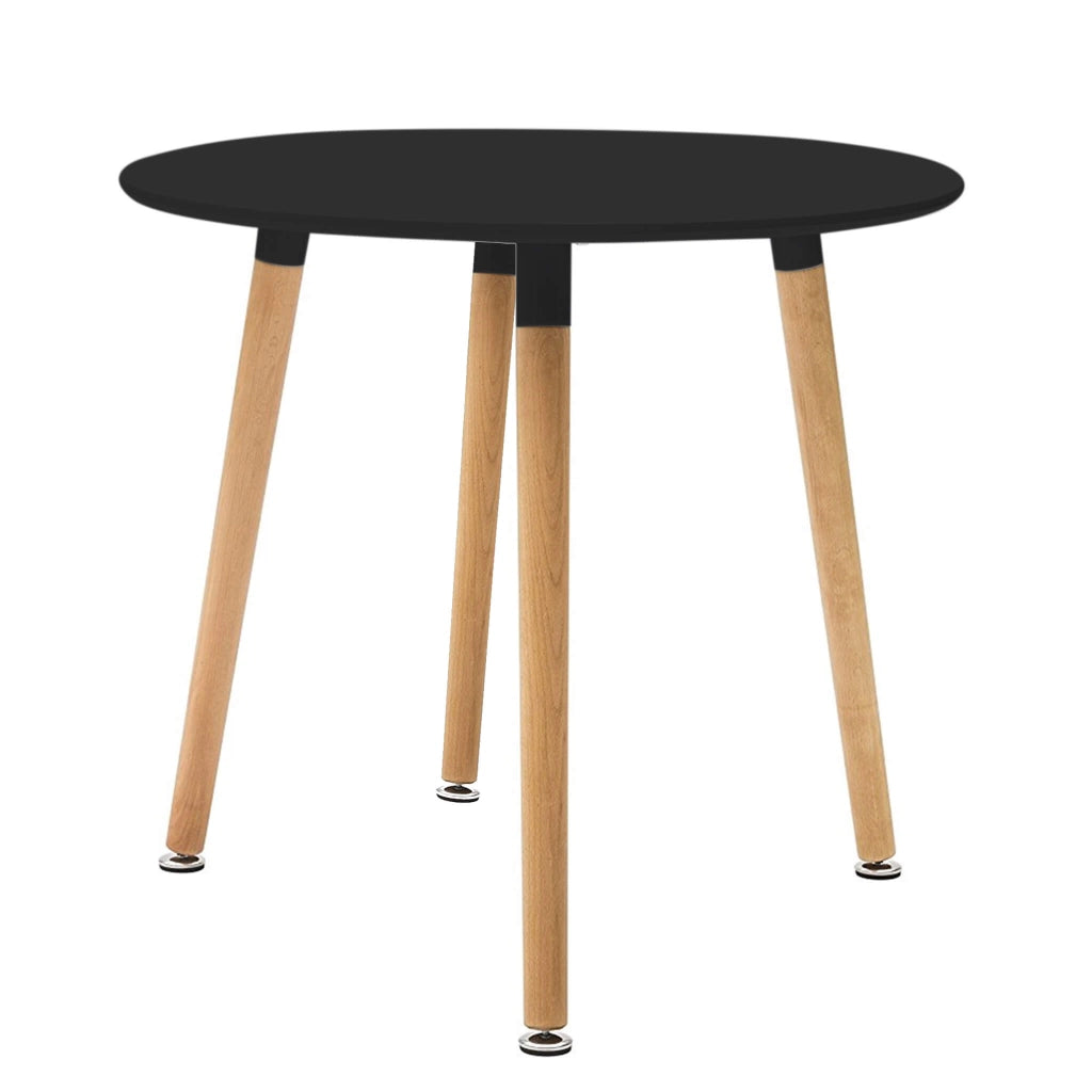 TAVOLO LIONE TONDO 80 X H75 CM IN COLORE NERO