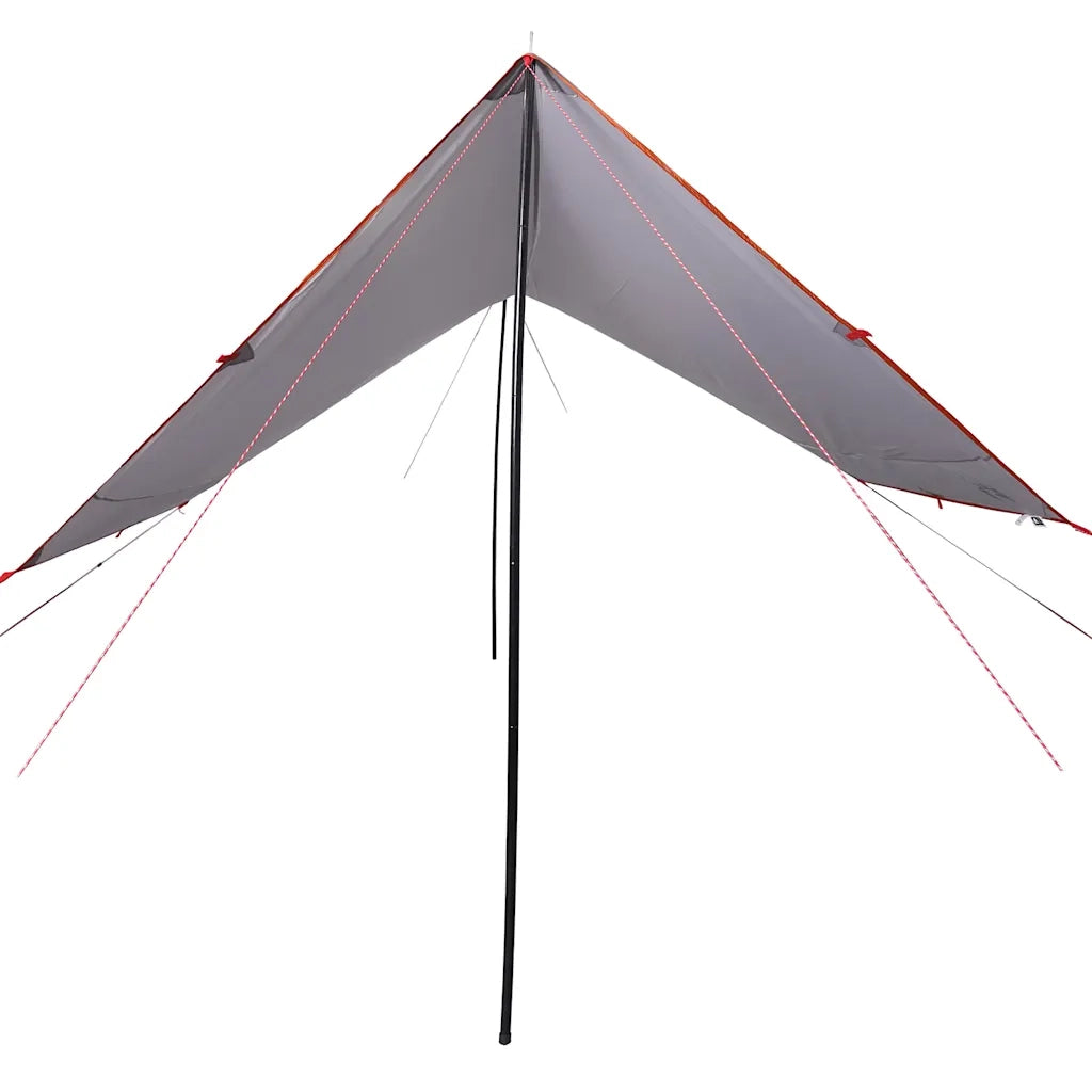 Telone da Campeggio Grigio e Arancione 430x380x210 cm Impermeabile 94684
