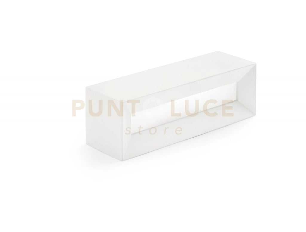 HERMIONE Applique da Parete 1 Luce attacco G9 in gesso colore bianco h70x220mm