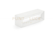 HERMIONE Applique da Parete 1 Luce attacco G9 in gesso colore bianco h70x220mm