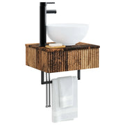 Lavabo da Parete Legno antico 40 x 35 x 39 cm CFW6164045