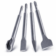 Set 4 Scalpelli SDS Plus per Martello Demolitore 2 Spatola, 1 Punta, 1 Scalpello