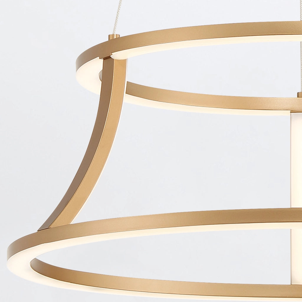 Lampada a sospensione LED oro spazzolato Ø51 54W Cadoux