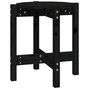 Tavolino da salotto | Tavolino da caff¨¨ | Tavolino da Soggiorno Nero ? 42,5x45 cm in Legno Massello di Pino