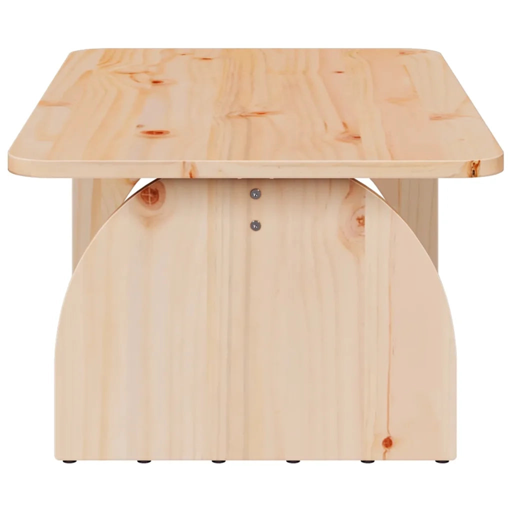 vidaXL Tavolino da salotto Naturale 80 x 50 x 31 cm