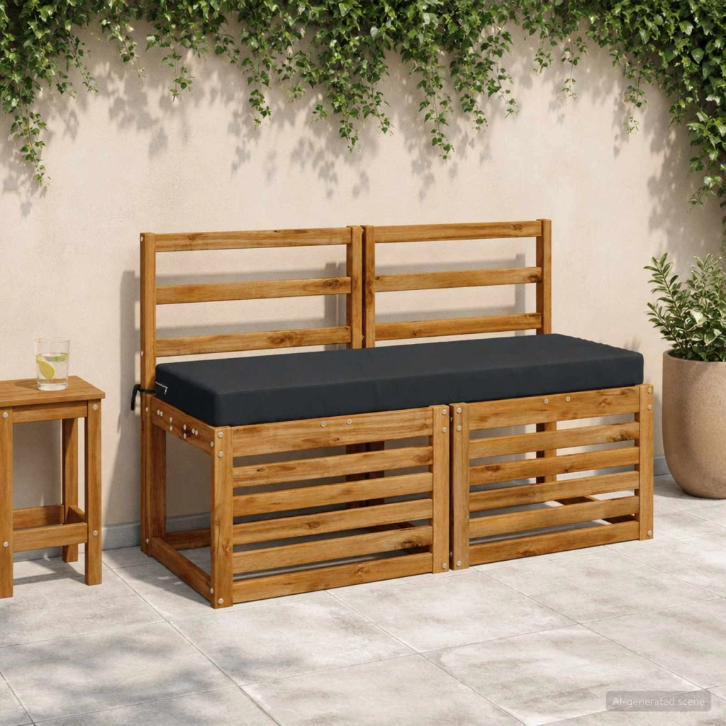 Cuscini per Panchina a 2 Pezzi SOEST 2 pz 100% Poliestere 949731