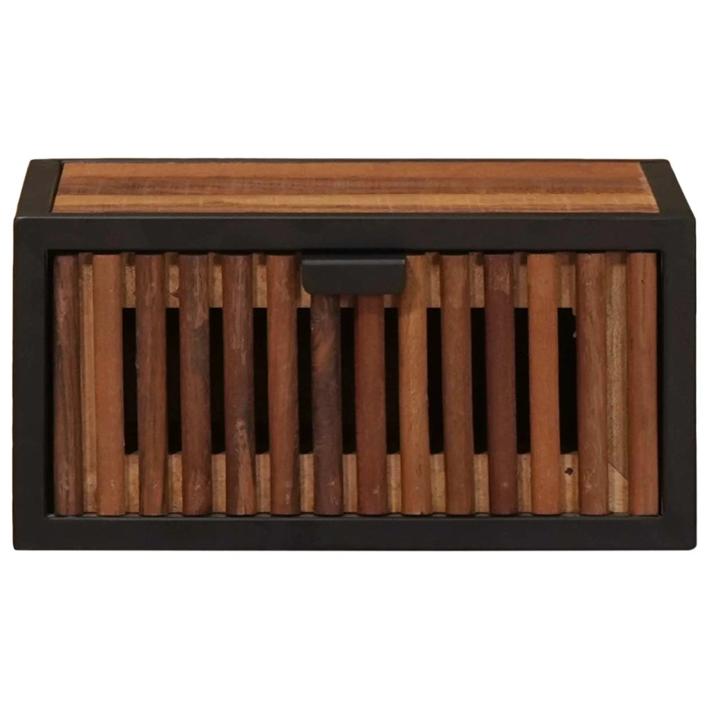 Comodino a muro fatto a mano Naturale 40 x 30 x 20 cm 42020088