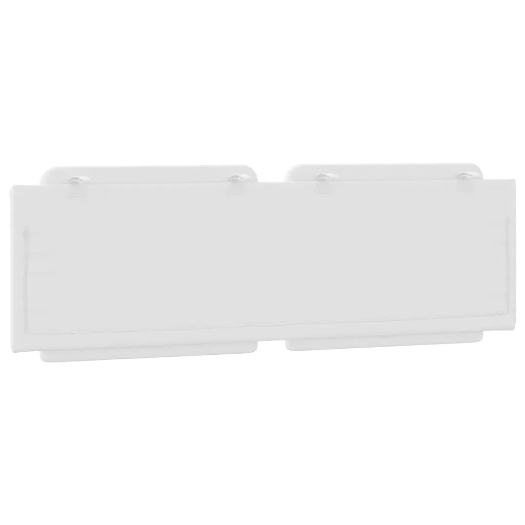 Cuscino Testiera Zadar Bianco 160 cm in Similpelle CFW8428733
