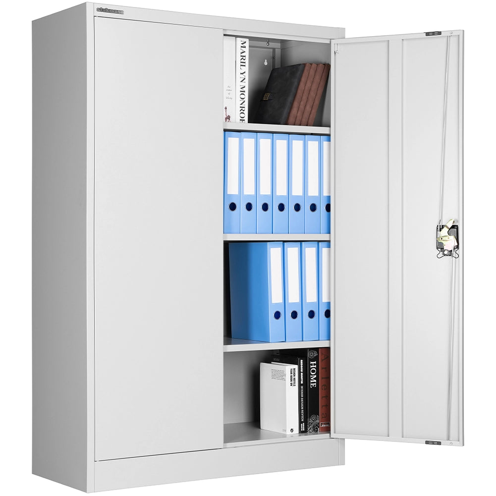Armadietto in Acciaio Porta Documenti Schedario per Ufficio con Serratura 2 Key