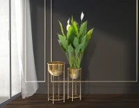 Porta Fiori Glam Coppia Cm Ø 27X62-21,5X52