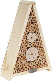 Hotel per insetti ca. 24 x 34 x 9 cm legno di quercia/metallo naturale