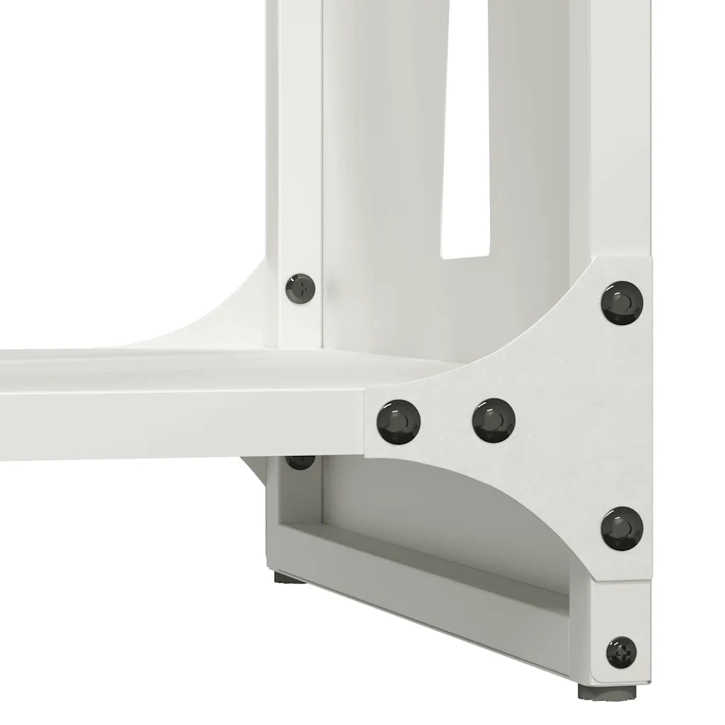 Rastrelliera per Legna da Ardere Bianca 40x30x80 cm CFW5401736
