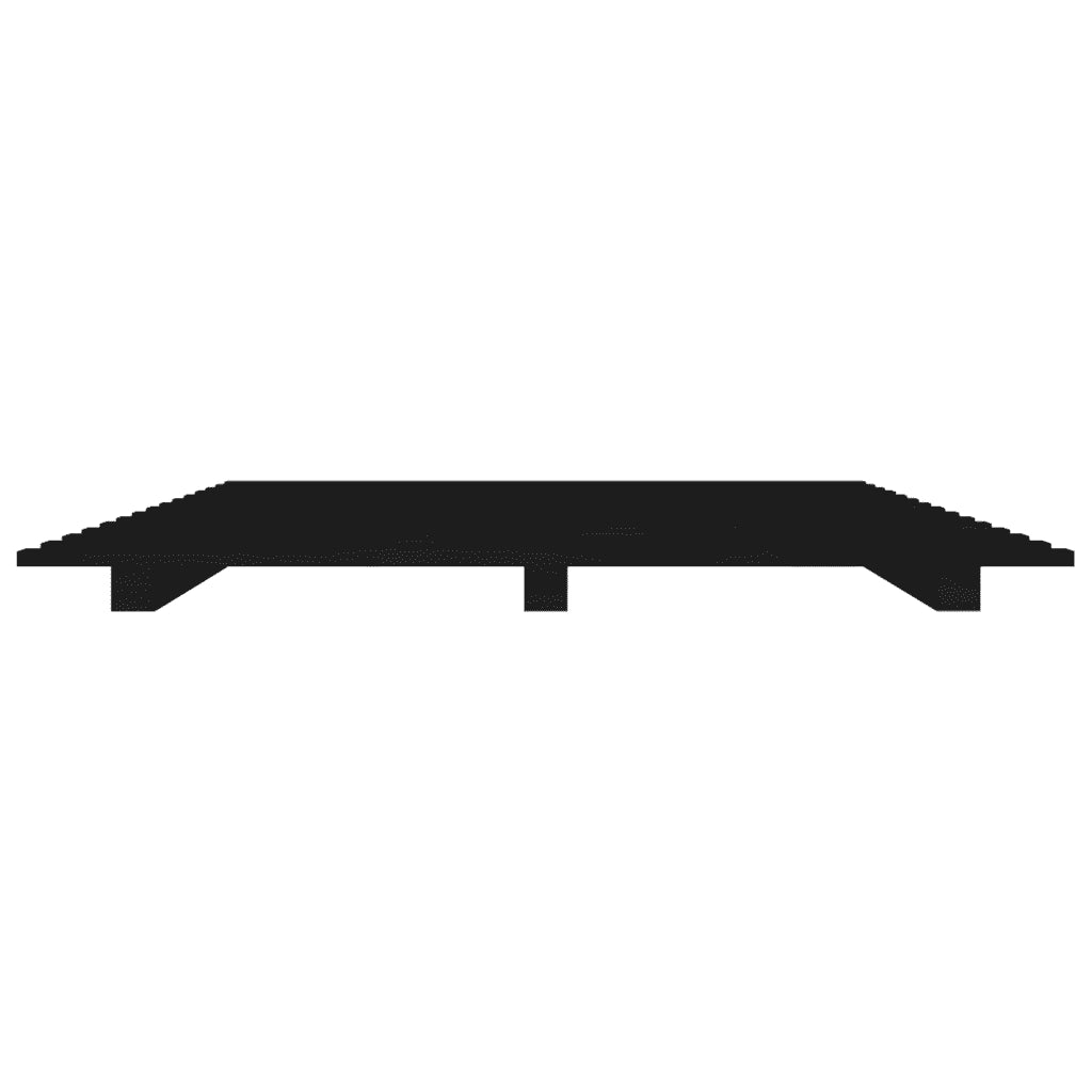 Giroletto-Struttura Letto Nero 90x190 cm in Legno Massello di Pino