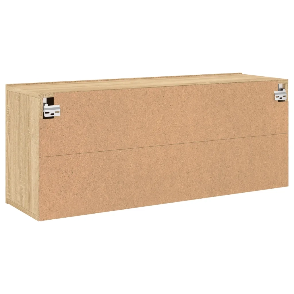 Mobile TV a Parete-Mobile TV a Muro Rovere Sonoma 100x30x41 cm