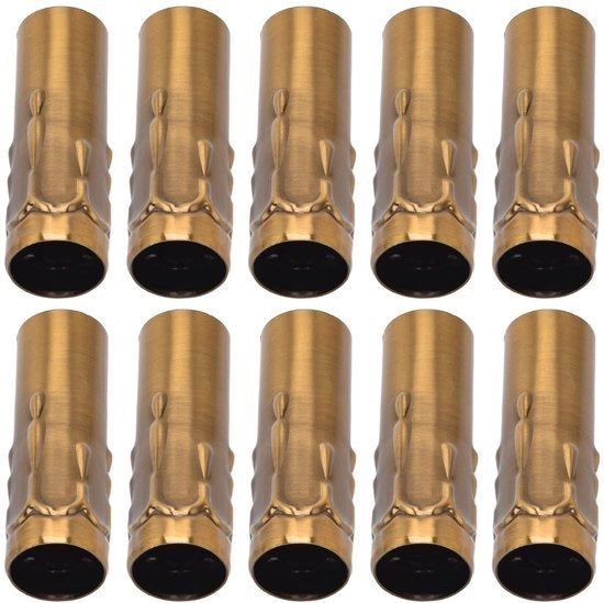 Sostegno candela Fitting E14 - Accessori Candelabro - Bronzo Oro - 25 x 80 mm - Duraturo - Regolabile