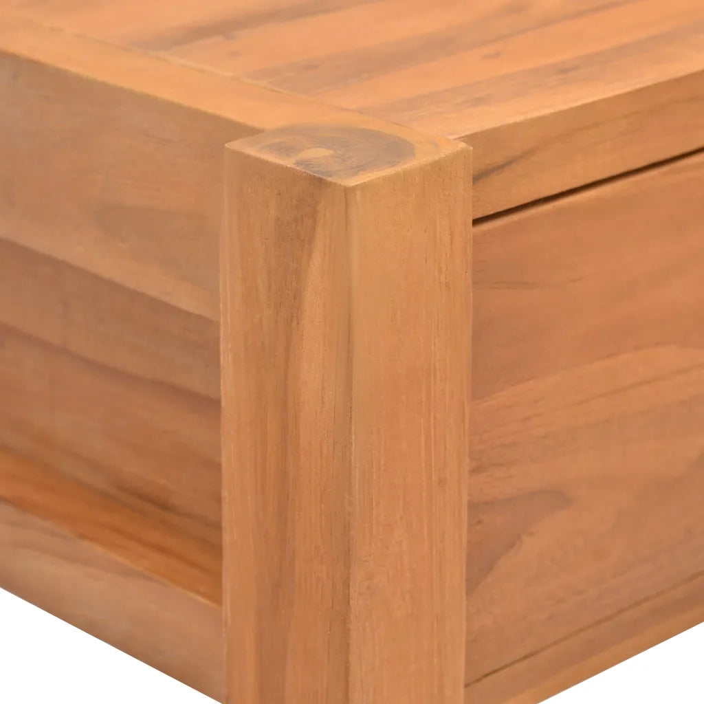 Scrivania con 2 Cassetti 100x40x75 cm in Legno di Teak 325264