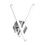 Applique Italux Lucio LED 2x5W 3000K 1000lm cromo moderna