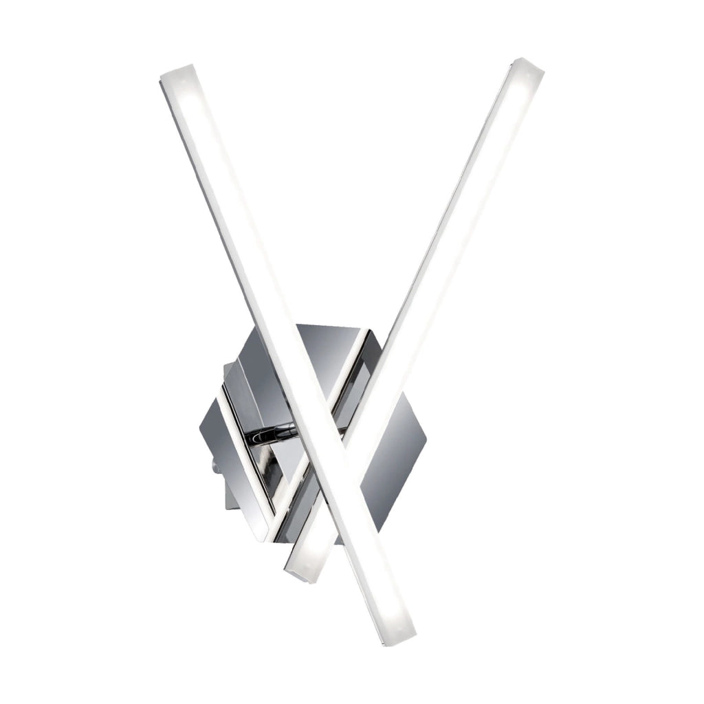 Applique Italux Lucio LED 2x5W 3000K 1000lm cromo moderna