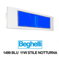 Lampada di emergenza Beghelli STILE notturna Blu SE 8/24H 1499BLU