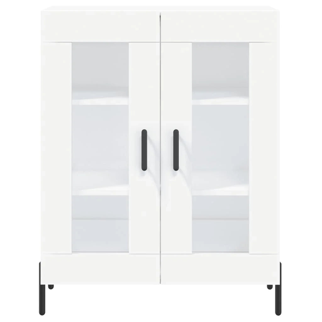 Buffet credenza cassettiera armadio mobile contenitore organizer cucina soggiorno salotto alto 69,5 x 34 x 180 cm legno ingegnerizzato bianco 02_0032737