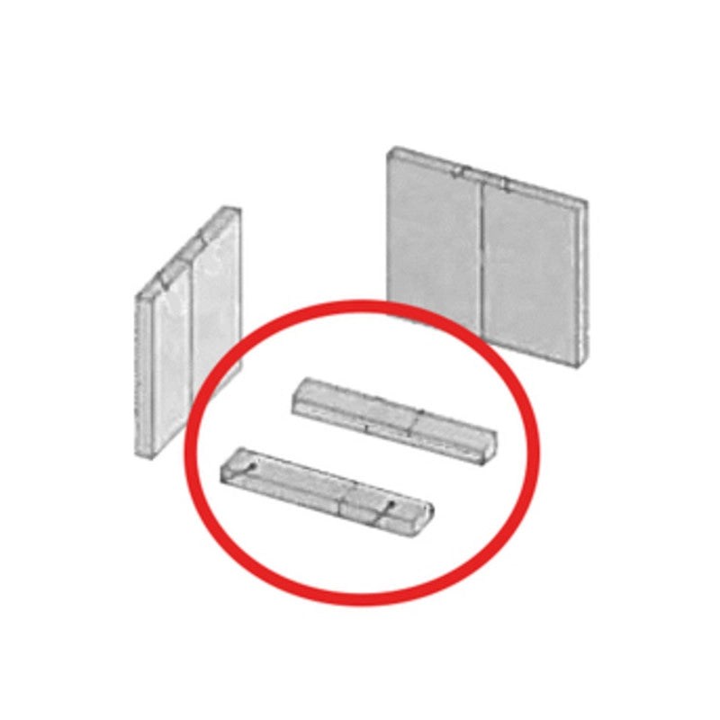 COPPIA REFRATTARIO DI BASE P/STUFA KIR  1 CP