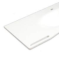 Lavabo flat in bts cm 92 vasca centrale con staffa